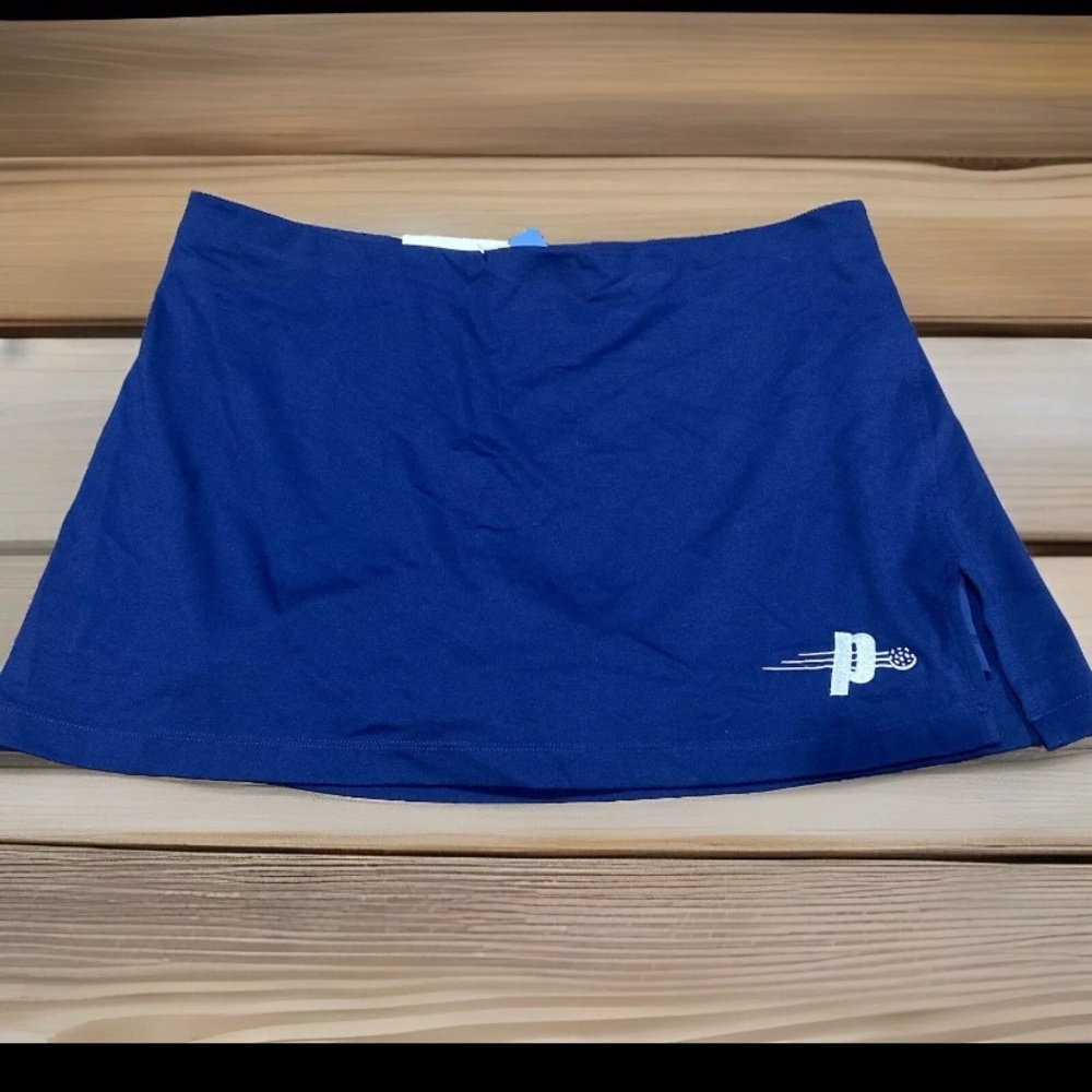 Prince Pickleball Women's Mid-Rise Mini Slit Skort Embroidered XXL Blue